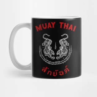 Muay Thai Tiger Sak Yant Tattoo Kickboxing Thailand Mug